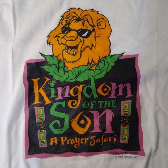 DS Vintage Kingdom Of The Son Christian Jesus Tee - Picture 3 of 8